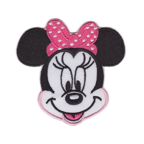 Minnie mouse face embroidered - minnie,