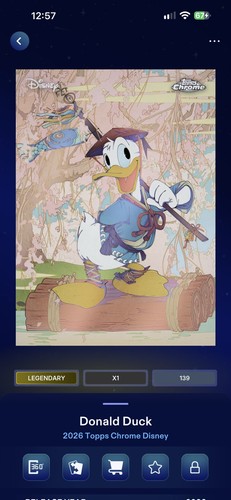 Scheda app topps chrome disney - app,